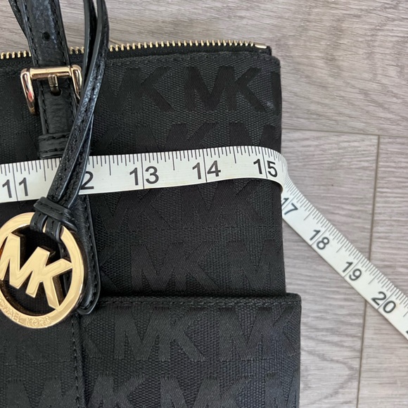 Michael Kors Black Signature Tote, EUC - Picture 9 of 11